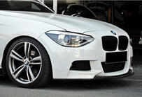 BMW 1 Series F20/F21 2011-2019 Frontlippe DPT V-3 (Für M Performance Style, Schwarz Glanz) Foto 2