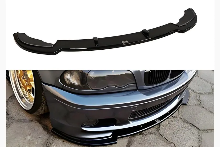 BMW 3 Series E46 1998-2006 Frontlippe DPT V-1 (Für M Sport, Schwarz Glanz) Foto 10