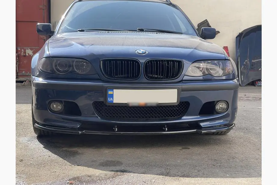 BMW 3 Series E46 1998-2006 Frontlippe DPT V-1 (Für M Sport, Schwarz Glanz) Foto 6