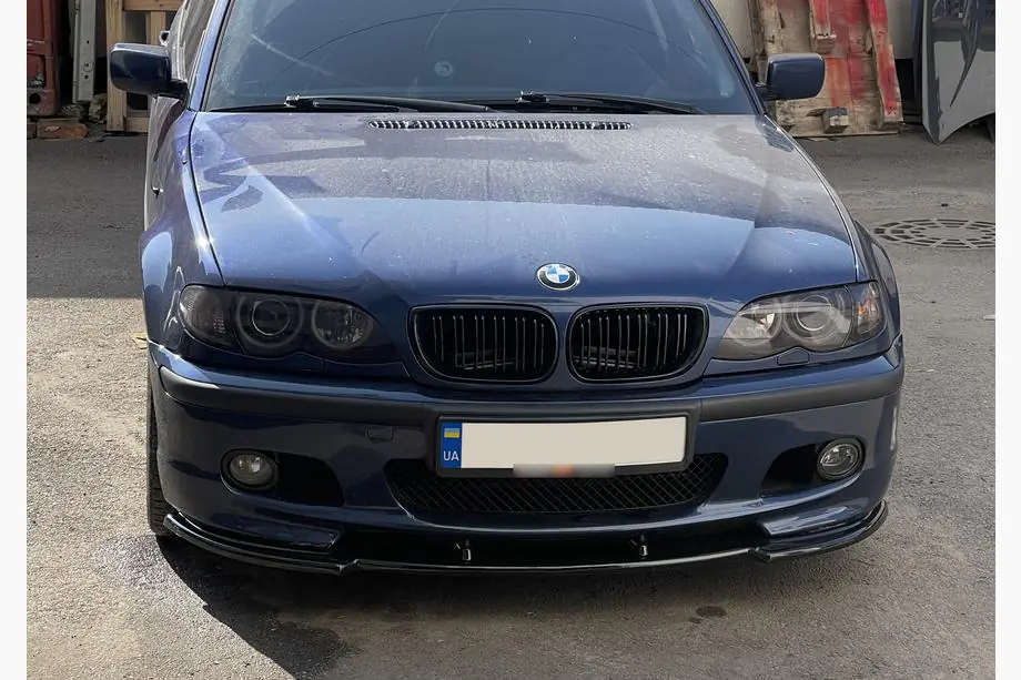BMW 3 Series E46 1998-2006 Frontlippe DPT V-1 (Für M Sport, Schwarz Glanz) Foto 7