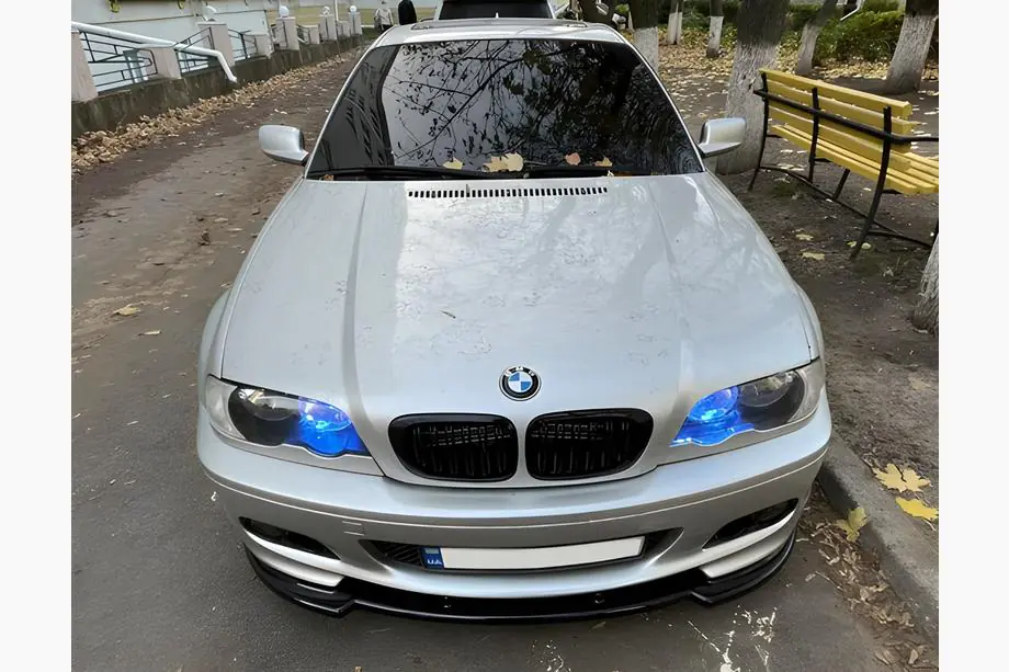 BMW 3 Series E46 1998-2006 Frontlippe DPT V-1 (Für M Sport, Schwarz Glanz) Foto 12