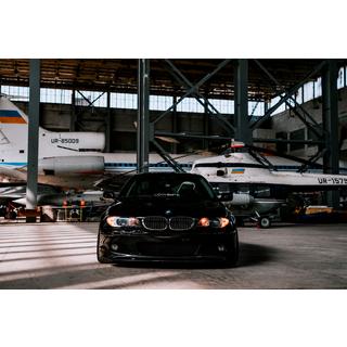 Frontlippe DPT V-2 (Für M Sport, Schwarz Glanz) BMW 3 Series E46 1998-2006 Foto 4