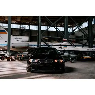 Frontlippe DPT V-2 (Für M Sport, Schwarz Glanz) Foto 4
