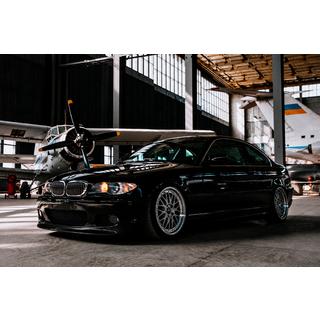 Frontlippe DPT V-2 (Für M Sport, Schwarz Glanz) BMW 3 Series E46 1998-2006 Foto 3