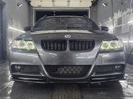 BMW 3 Series E90/E91 2005-2011 Frontlippe DPT (für E90 M-Sport 2005-2008, Schwarz Glanz) Foto 5