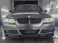 BMW 3 Series E90/E91 2005-2011 Frontlippe DPT (für E90 M-Sport 2005-2008, Schwarz Glanz) Foto 8