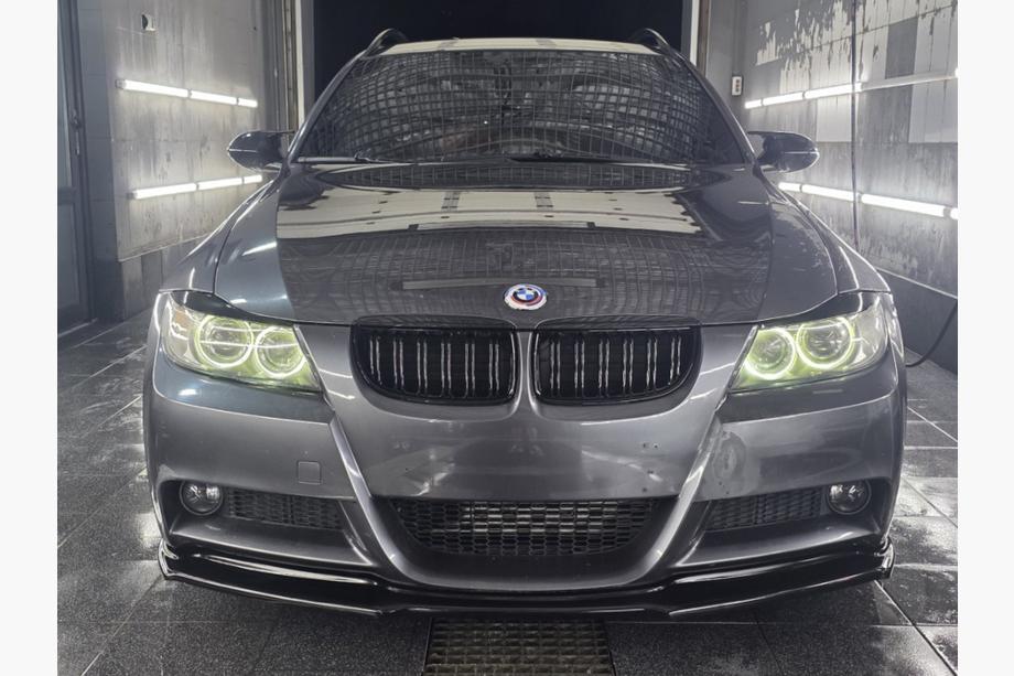 BMW 3 Series E90/E91 2005-2011 Frontlippe DPT (für E90 M-Sport 2005-2008, Schwarz Glanz) Image