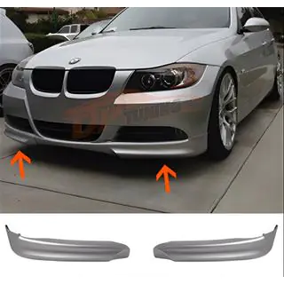 Front Flap Aufsatz DPT (für E90 Base 2005-2008, Schwarz Glanz, 2 Stk)