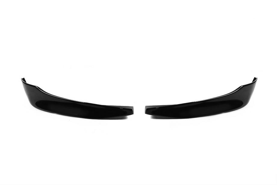 BMW 3 Series E90/E91 2005-2011 Front Flap Aufsatz DPT (für E90 Base 2005-2008, Schwarz Glanz, 2 Stk) Foto 2