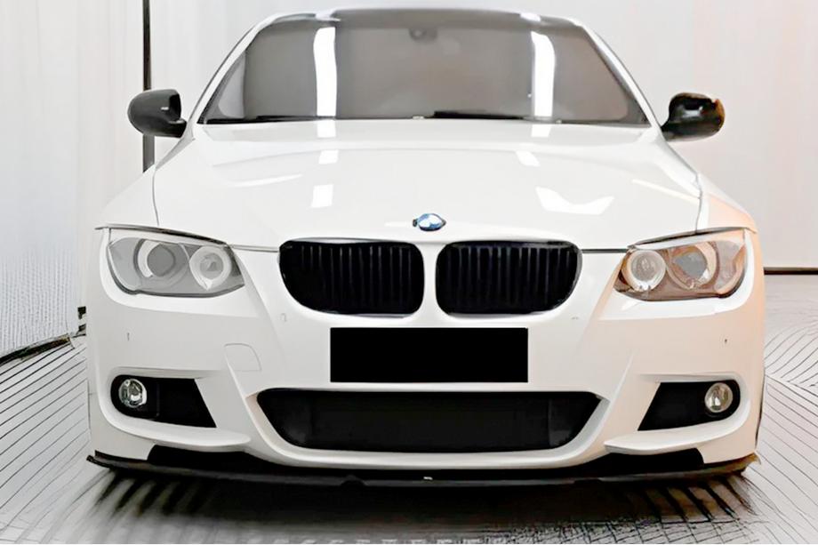 BMW 3 Series E92/E93 2006–2013 Frontlippe DPT (für M-Sport 2010-2013, Schwarz Glanz) Image