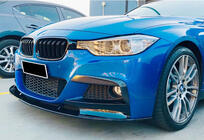 BMW 3 Series F30/F31 2012-2019 Frontlippe DPT (für M Performance, Schwarz Glanz) Foto 3