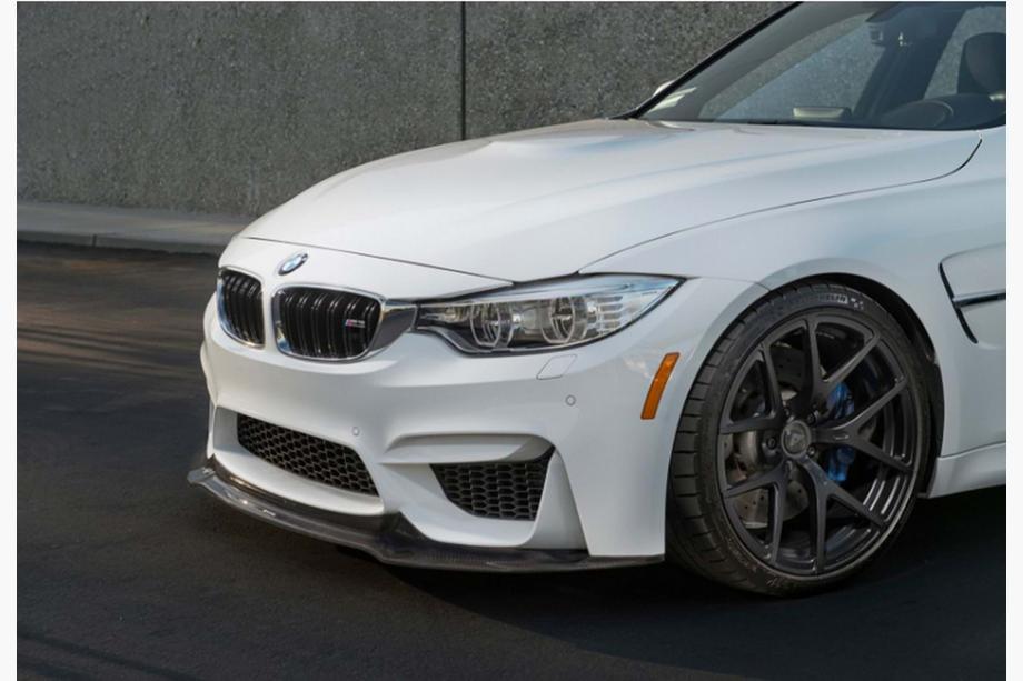 BMW 4 Series F32/F33/F36 2012-2020 Frontlippe DPT V-4 (Für M4, Schwarz Glanz) Image