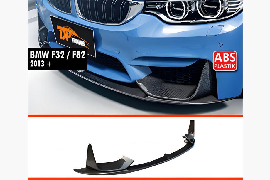 BMW 4 Series F32/F33/F36 2012-2020 Frontlippe DPT V-5 (Für M4, Schwarz Glanz) Image