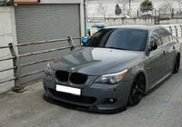 BMW 5 Series E60/E61 2003-2010 Frontlippe DPT (für M Sport/M Technic Hamann Schwarz Glanz) Foto 1