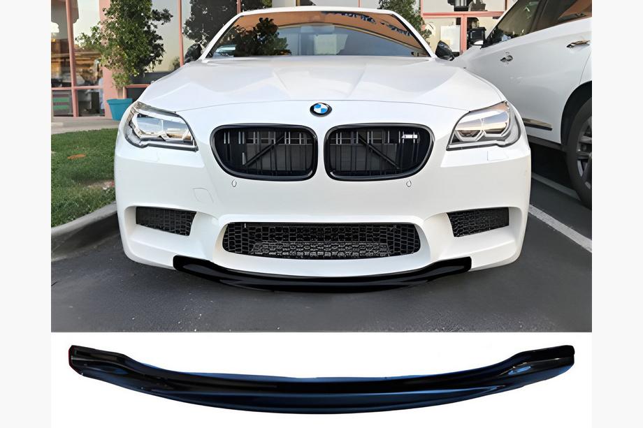 BMW 5 Series F10/F11 2010–2016 Frontlippe DPT V1 (Für M5, Schwarz Glanz) Image