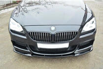 BMW 6 Series F12/F13/F06 2011-2018 Frontlippe DPT (für M Performance, Schwarz Glanz) Foto 2