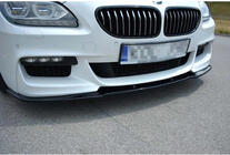 BMW 6 Series F12/F13/F06 2011-2018 Frontlippe DPT (für M Performance, Schwarz Glanz) Foto 3