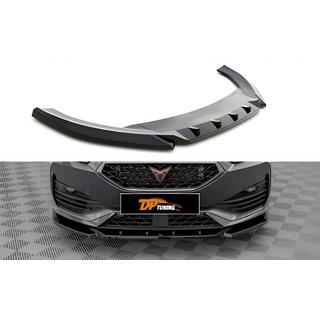 Frontlippe DPT (für Cupra, Schwarz Glanz) Seat Leon 2020-
