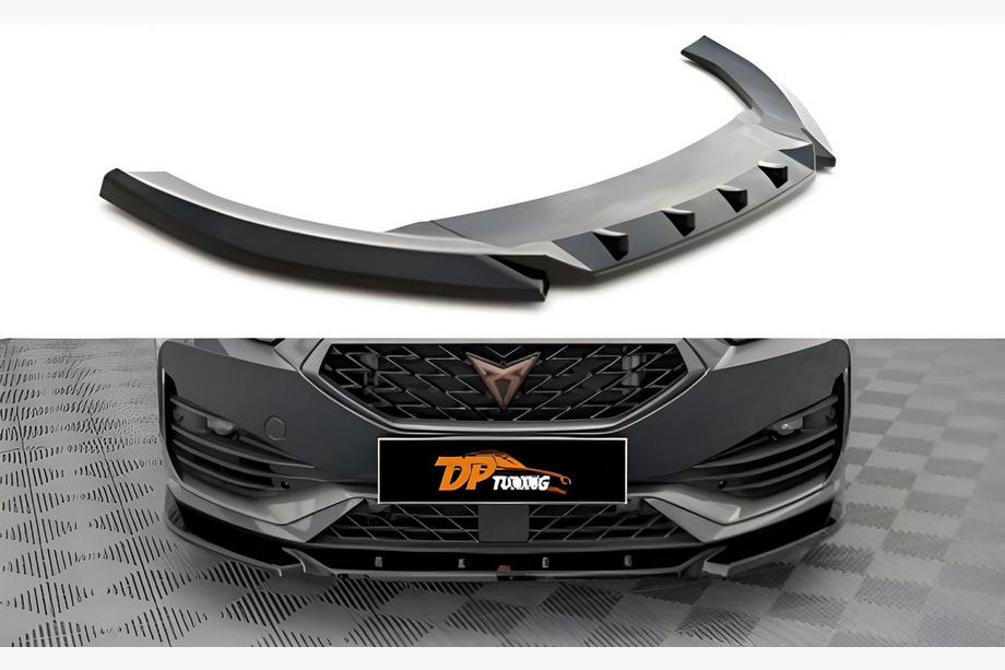 Seat Leon 2020- Frontlippe DPT (für Cupra, Schwarz Glanz) Foto 1