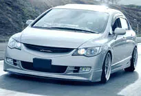 Honda Civic Sedan VIII 2006-2011 Frontlippe DPT (2006-2009, grundiert) Foto 2