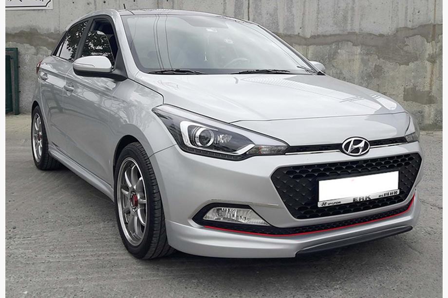 Hyundai I-20 2014-2020 Frontlippe DPT (Schwarz Glanz) Image
