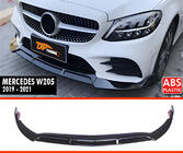 Mercedes C-class W205 2014-2021 Frontlippe DPT (2019-2021, nur für AMG-Line, Schwarz Glanz) Foto 2