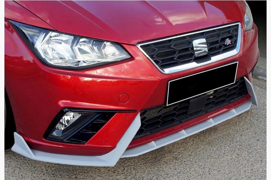 Seat Ibiza 2010-2017 Frontlippe DPT V-2 (Schwarz Glanz) Image