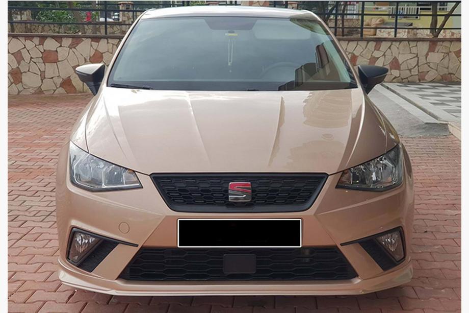 Seat Ibiza 2010-2017 Frontlippe DPT V-3 (Schwarz Glanz) Foto 3