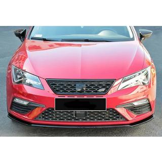 Frontlippe DPT (Cupra, 2017-2020, Schwarz Glanz) Seat Leon 2013-2020 Foto 2