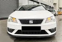 Seat Leon 2013-2020 Frontlippe DPT V-4 (2017-2020, Schwarz Glanz) Foto 2