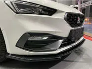 Seat Leon 2020- Frontlippe DPT V-2 (Schwarz Glanz) Foto 1
