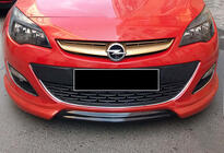 Opel Astra J 2009-2015 Frontlippe DPT V-1 (Schwarz Glanz) Foto 1