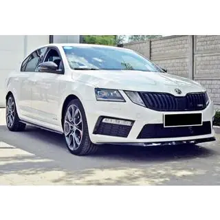Frontlippe DPT V-3 (2013-2017 RS, Schwarz Glanz) Skoda Octavia III A7 2013-2019 Foto 2