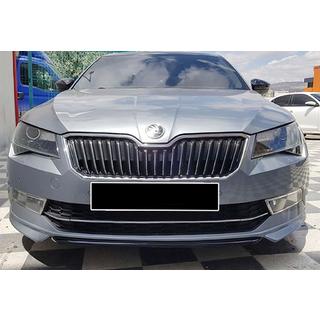 Frontlippe DPT V-1 (2015-2020, Schwarz Glanz) Skoda Superb 2015-2024 Foto 3