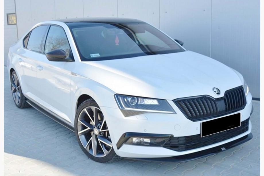 Skoda Superb 2015-2024 Frontlippe Stoßstange DPT V-4 (2015-2020, Schwarz Glanz) Image