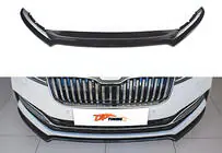 Skoda Superb 2015-2024 Frontlippe DPT V-4 (2021-, Schwarz Glanz) Foto 1