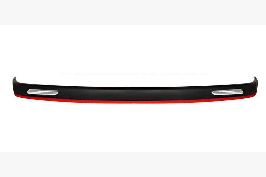 Universelle Frontlippe DPT Red V-1 (ABS, Schwarz Glanz) Image