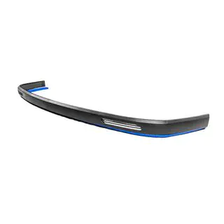 Universelle Frontlippe DPT Blue V-1 (ABS, Schwarz Glanz) Foto 1