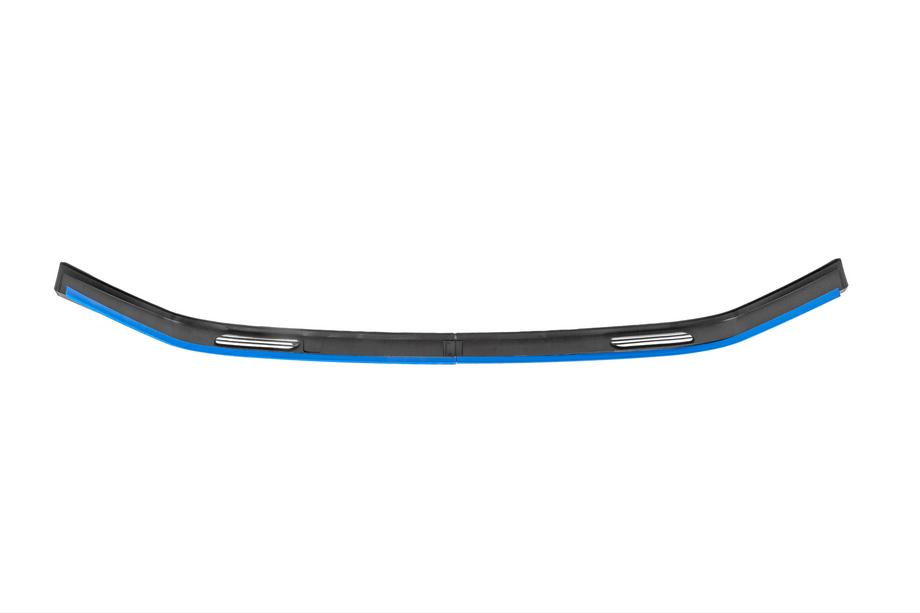 Universelle Frontlippe DPT Blue V-1 (ABS, Schwarz Glanz) Foto 5