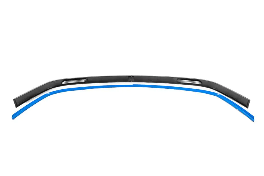 Universelle Frontlippe DPT Blue V-1 (ABS, Schwarz Glanz) Foto 6