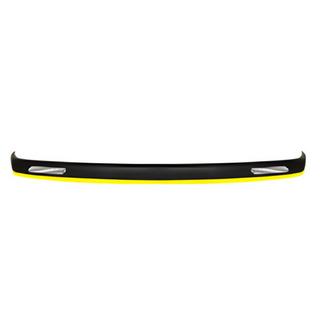 Universelle Frontlippe DPT Yellow V-1 (ABS, Schwarz Glanz)