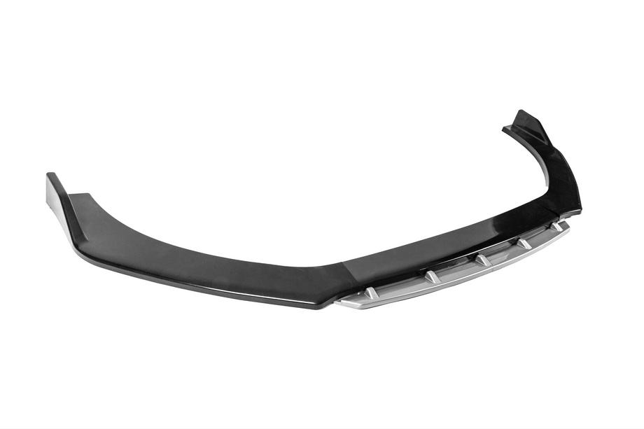 Universelle Frontlippe DPT Black V-2 (ABS, Schwarz Glanz/Grau) Foto 3