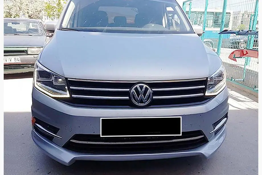 Volkswagen Caddy 2015-2020 Frontlippe DPT (grundiert zum Lackieren) Image
