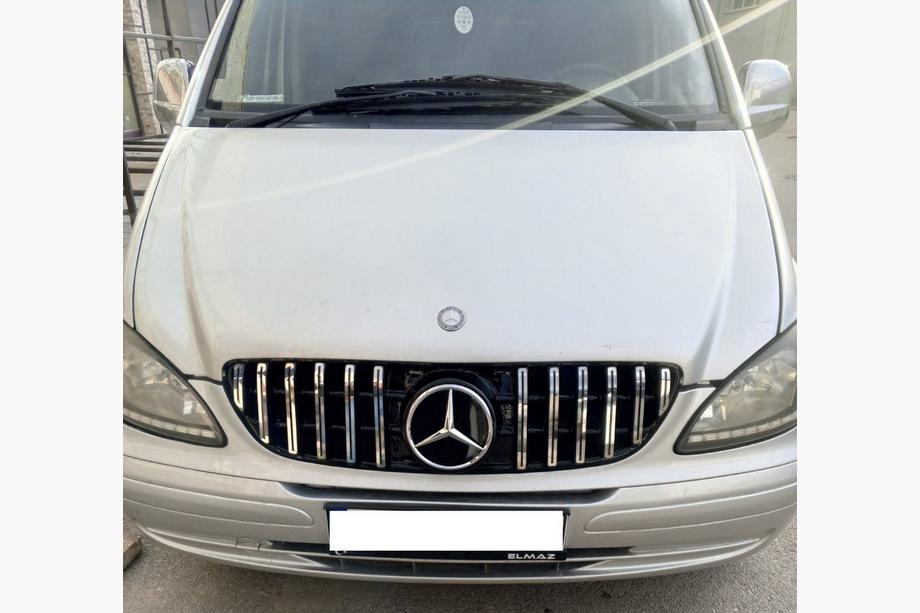 Mercedes Vito W639 2004-2014 Frontgrill 2004-2010 GT Panamericana Chrom Eco Image