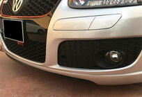 Volkswagen Golf 5 2003-2009 Frontlippe DPT V-1 (für GTI, Schwarz Glanz) Foto 2