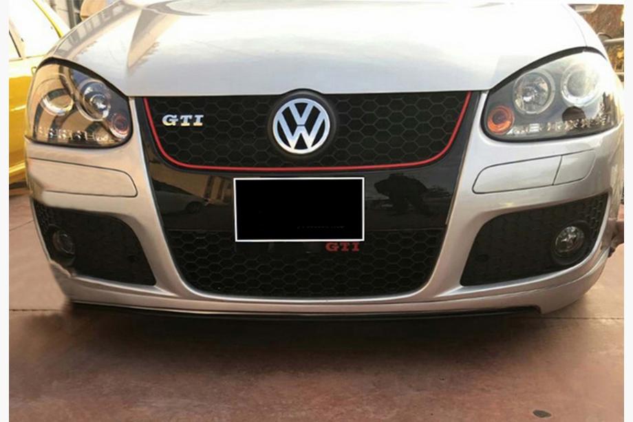 Volkswagen Golf 5 2003-2009 Frontlippe DPT V-2 (für GTI, Schwarz Glanz) Image