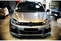 Volkswagen Golf 6 2008-2014 Frontlippe DPT V-1 (Schwarz Glanz) Foto 1