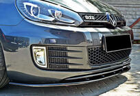 Volkswagen Golf 6 2008-2014 Frontlippe DPT V-2 (für GTI, Schwarz Glanz) Foto 4