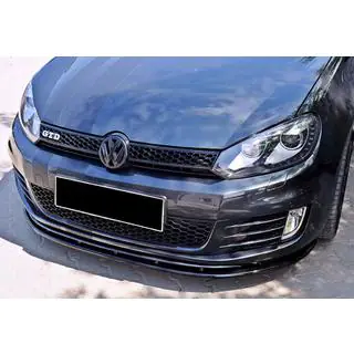 Frontlippe DPT V-2 (für GTI, Schwarz Glanz) Volkswagen Golf 6 2008-2014 Foto 1