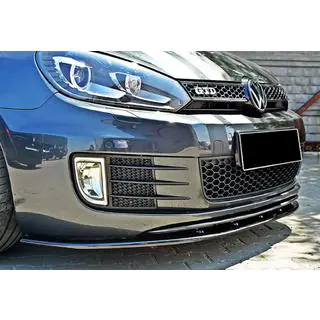 Frontlippe DPT V-2 (für GTI, Schwarz Glanz) Volkswagen Golf 6 2008-2014 Foto 4